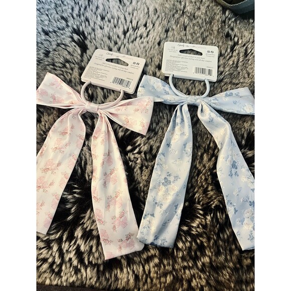 Goody x LoveShackFancy Ruffle Bow Hair Clip Lot * FREE SHIPPING